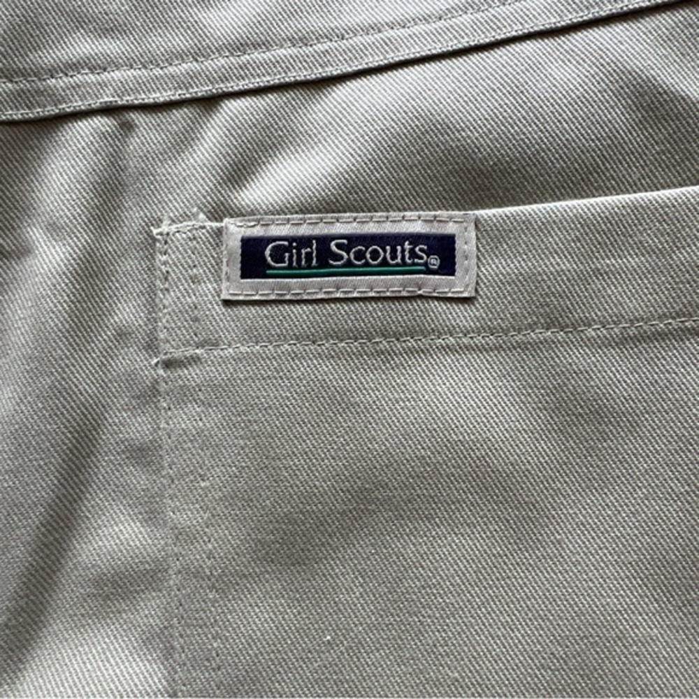 NWT GIRL SCOUTS SHORTS Official Uniform Khaki Adult Women's Size 13/14 (A3) - Picture 9 of 9